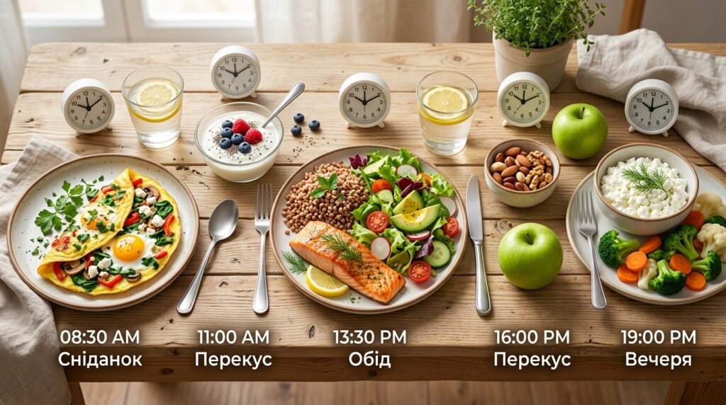 Приклад меню на день для жінки після 40
