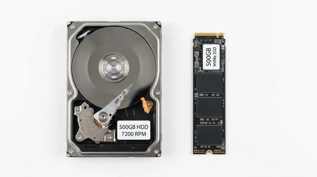 Порівняння SSD та HDD дисків для ноутбука