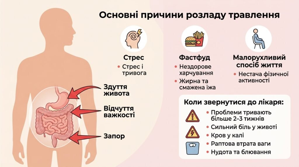 Основи харчування для нормального травлення