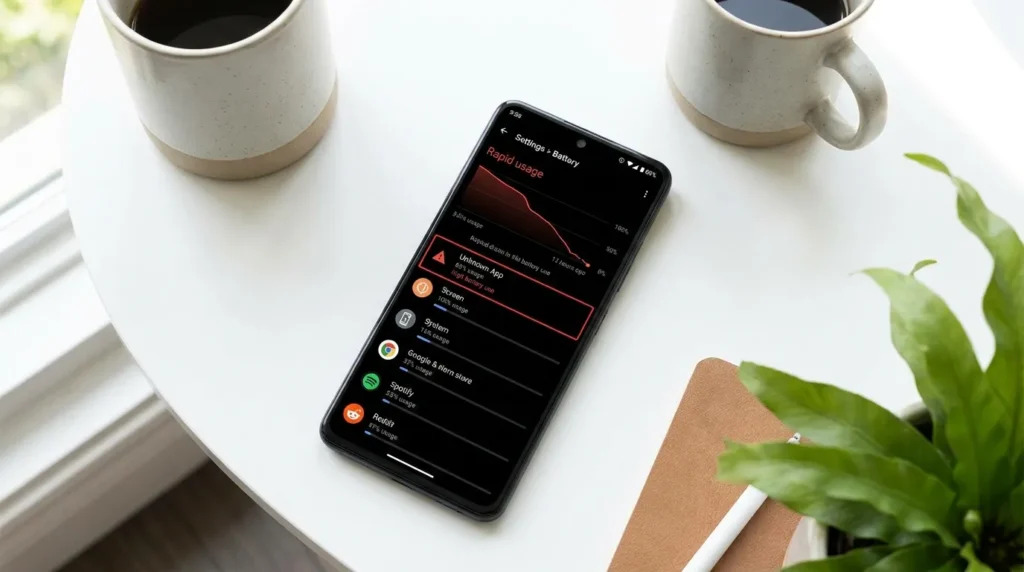 ознаки вірусу на android — швидкий розряд батареї