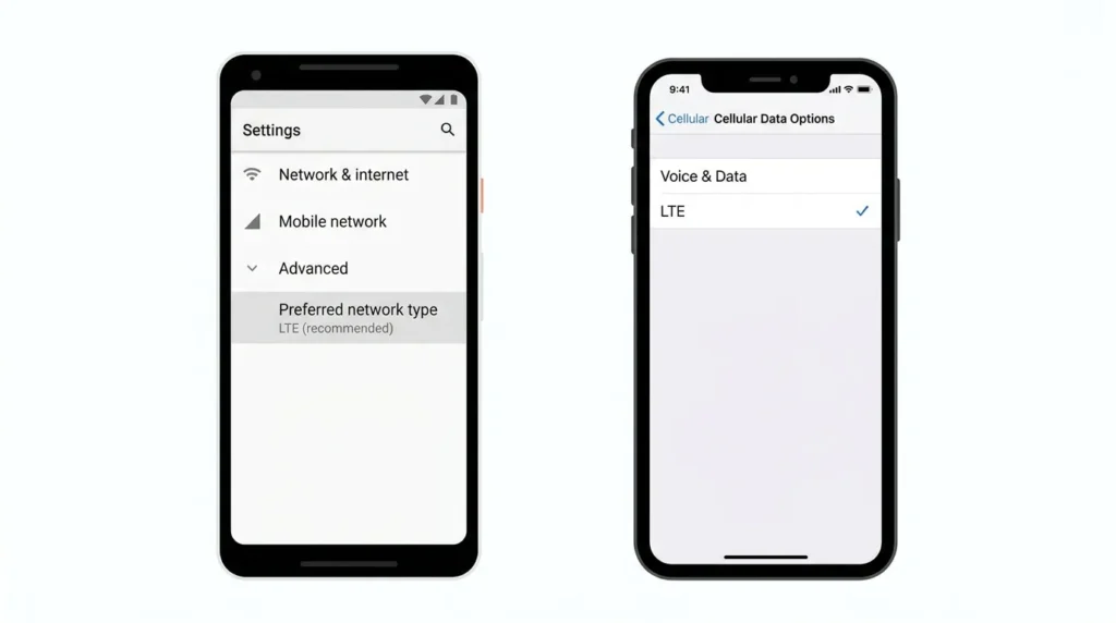 Покрокова інструкція вимкнення 5G на Android і iPhone для збереження заряду батареї