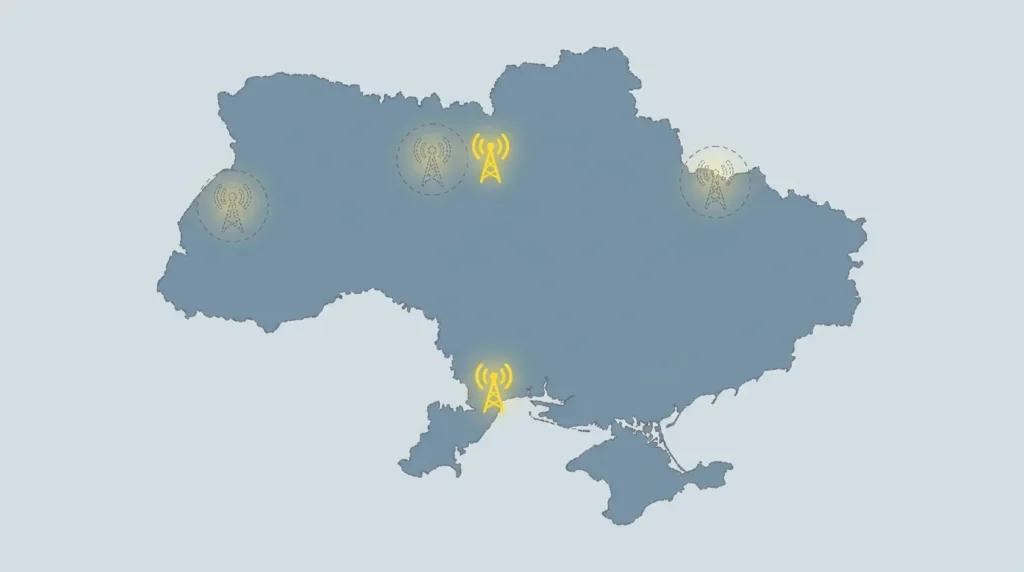 Карта пілотних зон 5G в Україні у 2026 році — Львів, Харків, Бородянка, Київ, Одеса