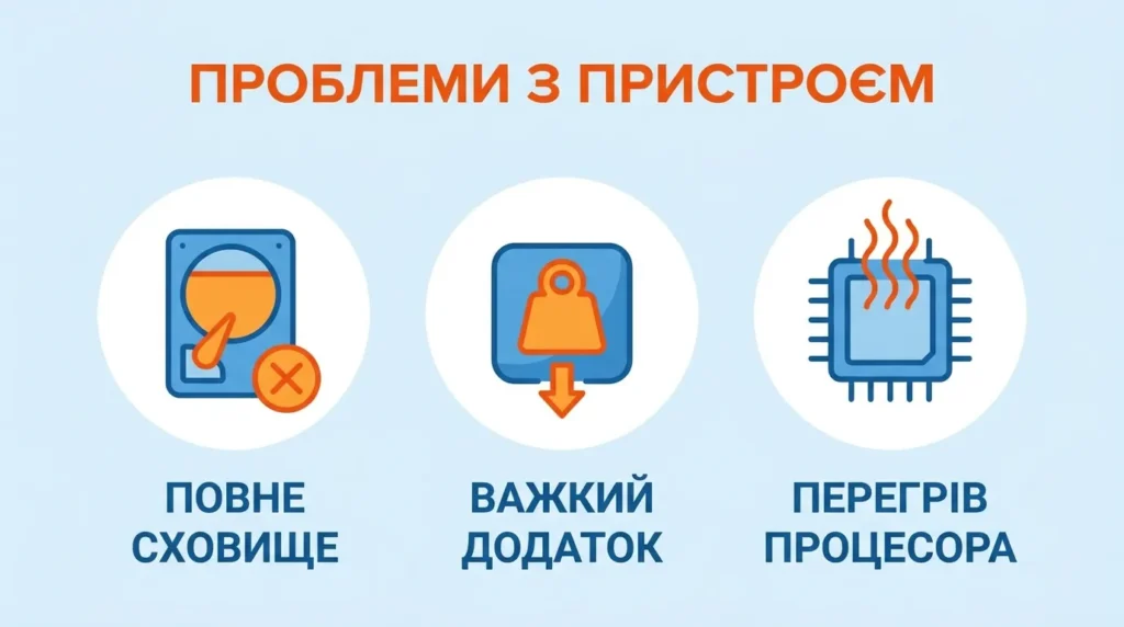 Причини гальмування старого телефону Android — пам’ять, важкі програми, перегрів