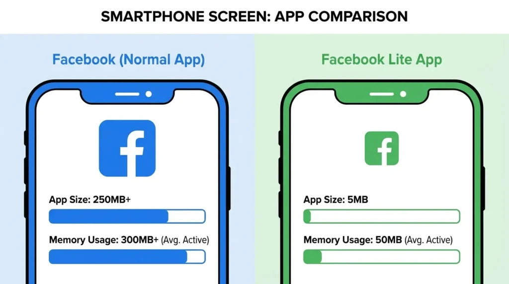 Lite версії додатків для Android — порівняння розміру та споживання пам’яті