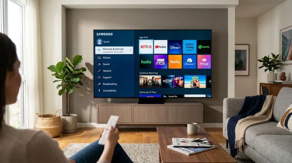 Samsung Smart TV Tizen Smart Hub налаштування