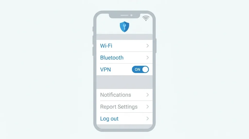 Меню налаштування VPN в Android